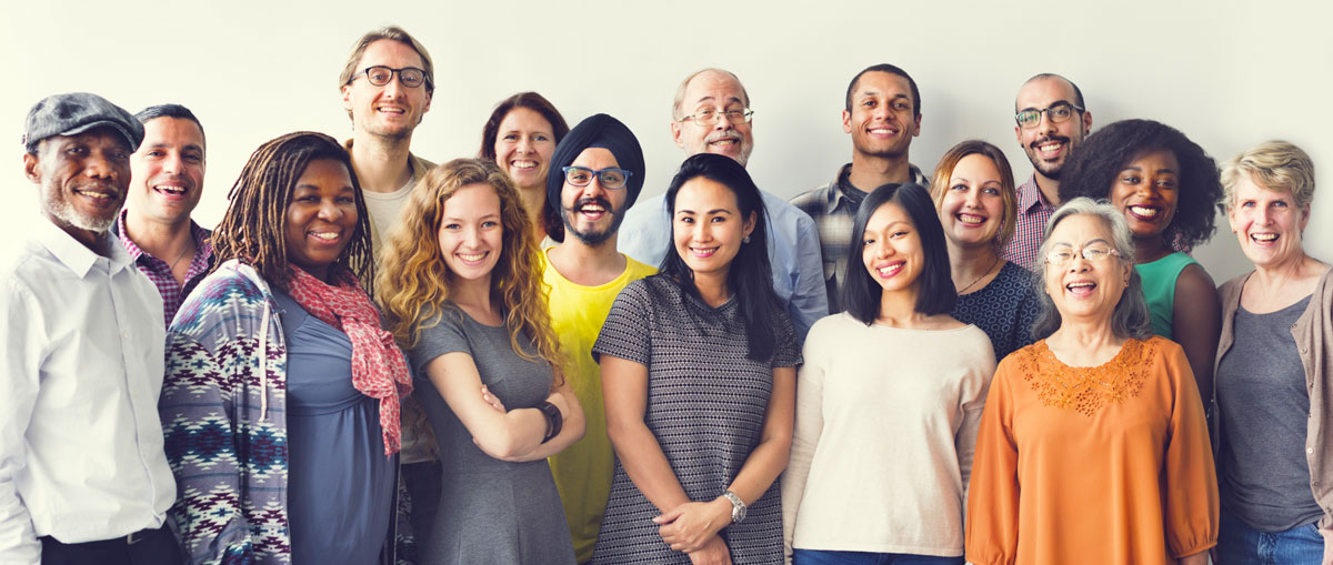 diverse group of people